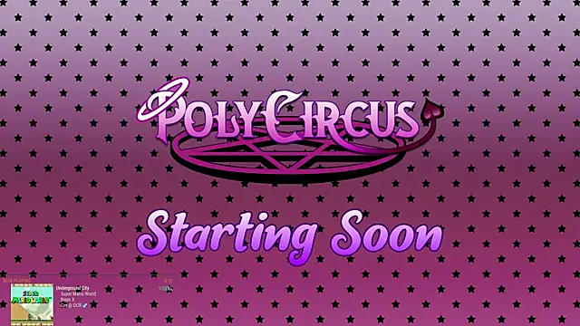 Snapshot of PolyCircus chatting on June 18, 2026, 5:50 am PolyCircus online show from June 18, 2026, 5:50 am