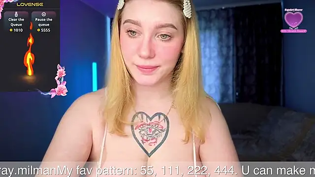 Snapshot of AliceMilr chatting on May 10, 2026, 9:24 am AliceMilr online show from May 10, 2026, 9:24 am
