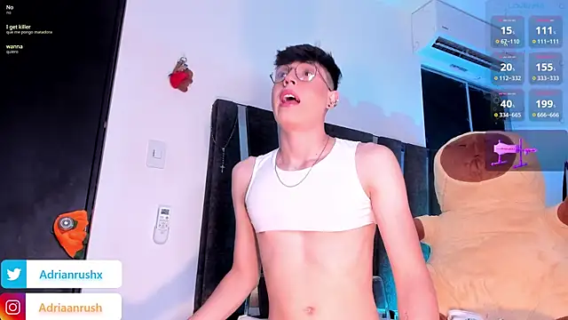 Snapshot of AdrianRushx chatting on July 30, 2026, 3:05 am AdrianRushx online show from July 30, 2026, 3:05 am