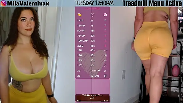 MilaValentina online show from March 31, 2026, 4:31 pm