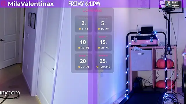 Snapshot of MilaValentina chatting on February 21, 2025, 11:43 pm MilaValentina online show from February 21, 2025, 11:43 pm