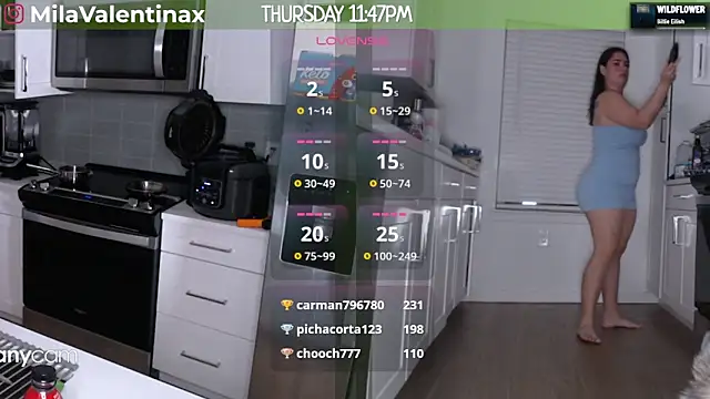 Snapshot of MilaValentina chatting on March 14, 2025, 3:48 am MilaValentina online show from March 14, 2025, 3:48 am