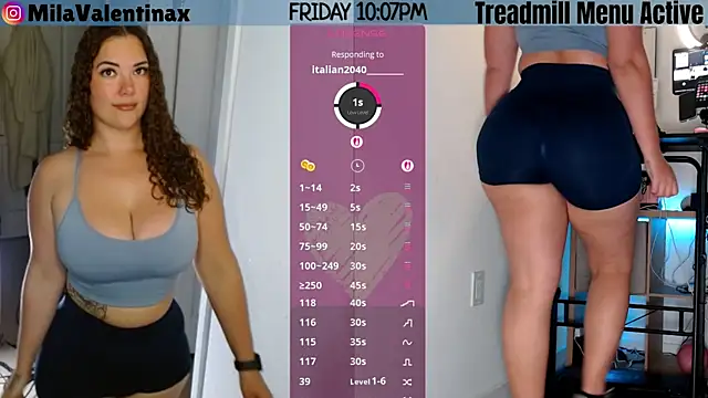 MilaValentina online show from April 11, 2026, 2:08 am