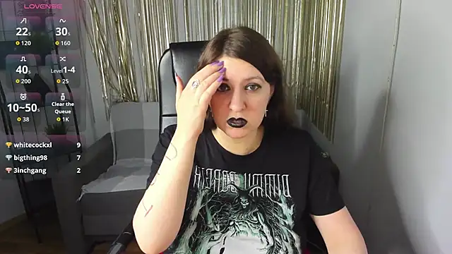 Black Black Rose online show from October 2, 2025, 3:43 am