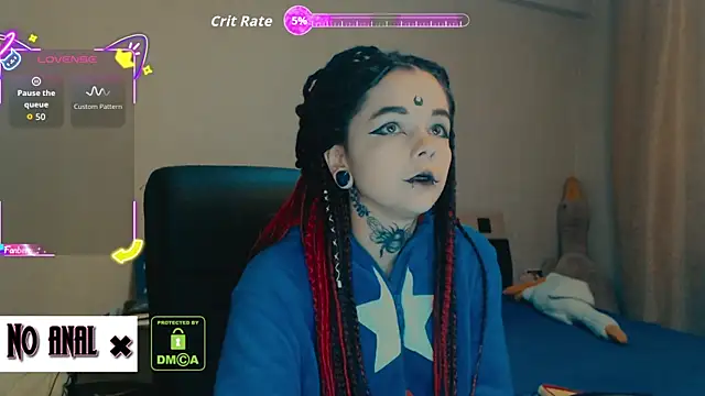 Snapshot of Dark__Elf chatting on October 4, 2025, 9:27 pm Dark Elf online show from October 4, 2025, 9:27 pm