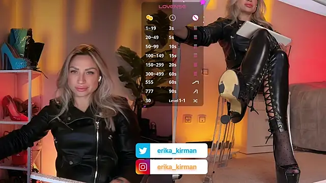 Erika Kirman online show from March 29, 2026, 10:39 am