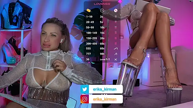 Snapshot of Erika_Kirman chatting on July 28, 2026, 9:28 am Erika Kirman online show from July 28, 2026, 9:28 am