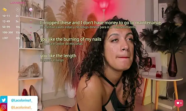 LaColorina  online show from February 23, 2026, 11:16 pm