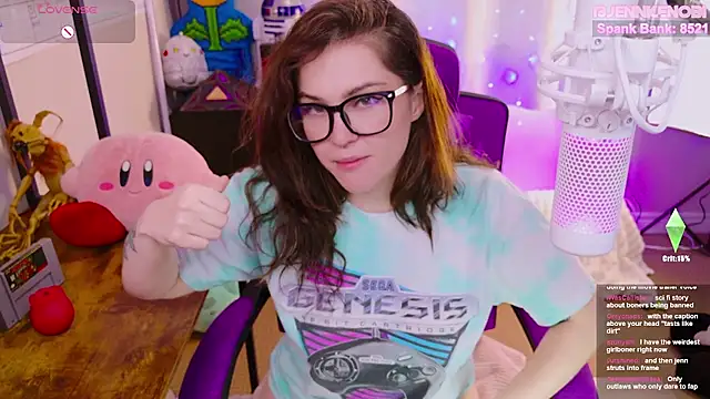 Snapshot of JennKenobi chatting on March 12, 2025, 6:22 pm JennKenobi online show from March 12, 2025, 6:22 pm