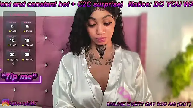 Snapshot of GinnaBolton chatting on January 24, 2025, 1:35 am GinnaBolton online show from January 24, 2025, 1:35 am