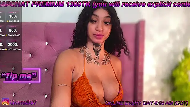 Snapshot of GinnaBolton chatting on January 17, 2025, 12:42 am GinnaBolton online show from January 17, 2025, 12:42 am