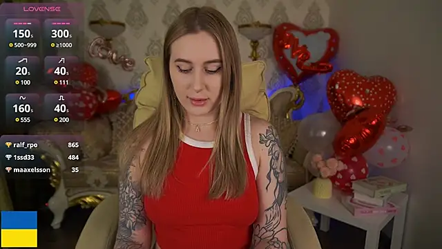 Snapshot of ArolinaNight chatting on February 15, 2025, 1:10 am ArolinaNight online show from February 15, 2025, 1:10 am