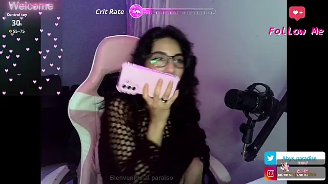 Snapshot of Abysparadise chatting on September 16, 2025, 4:24 am Abysparadise online show from September 16, 2025, 4:24 am