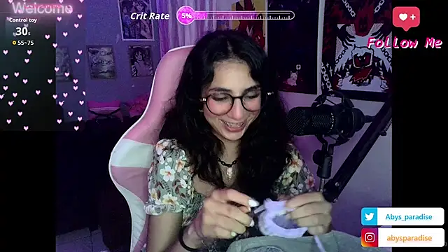 Snapshot of Abysparadise chatting on October 14, 2025, 5:19 am Abysparadise online show from October 14, 2025, 5:19 am