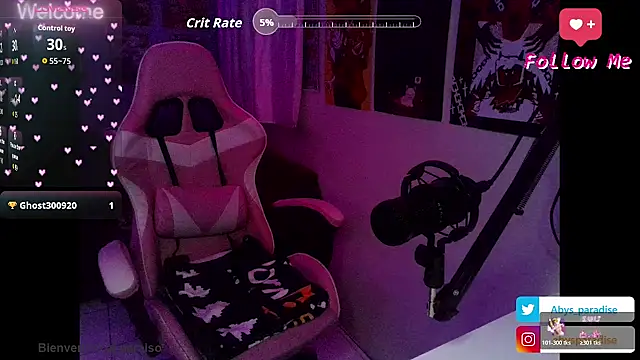 Snapshot of Abysparadise chatting on December 4, 2025, 5:28 am Abysparadise online show from December 4, 2025, 5:28 am