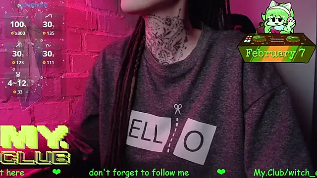 Snapshot of Witch_Emma chatting on February 7, 2026, 7:11 pm Witch Emma online show from February 7, 2026, 7:11 pm