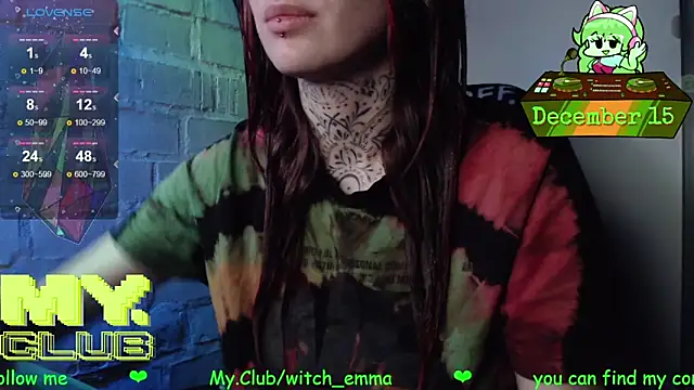 Snapshot of Witch_Emma chatting on December 15, 2025, 9:37 am Witch Emma online show from December 15, 2025, 9:37 am