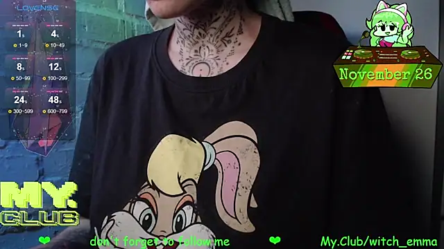 Snapshot of Witch_Emma chatting on November 26, 2025, 8:47 am Witch Emma online show from November 26, 2025, 8:47 am