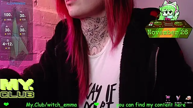 Snapshot of Witch_Emma chatting on November 26, 2025, 8:53 pm Witch Emma online show from November 26, 2025, 8:53 pm