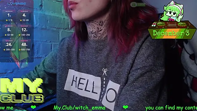 Snapshot of Witch_Emma chatting on December 3, 2025, 9:20 am Witch Emma online show from December 3, 2025, 9:20 am