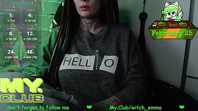 Snapshot of Witch_Emma chatting on February 25, 2026, 7:58 pm Witch Emma online show from February 25, 2026, 7:58 pm