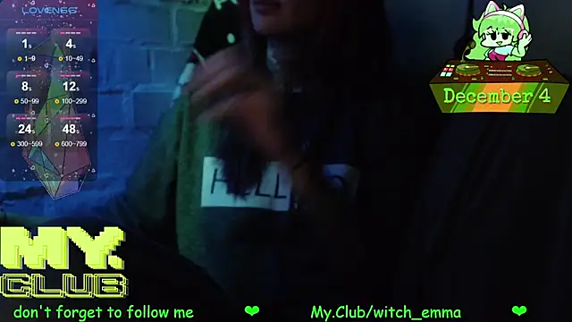 Snapshot of Witch_Emma chatting on December 4, 2025, 9:36 pm Witch Emma online show from December 4, 2025, 9:36 pm