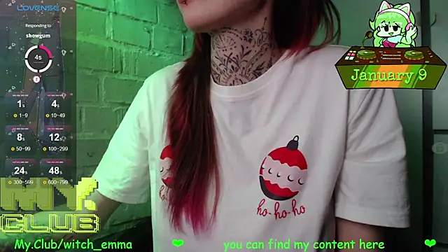 Snapshot of Witch_Emma chatting on January 9, 2026, 8:05 pm Witch Emma online show from January 9, 2026, 8:05 pm