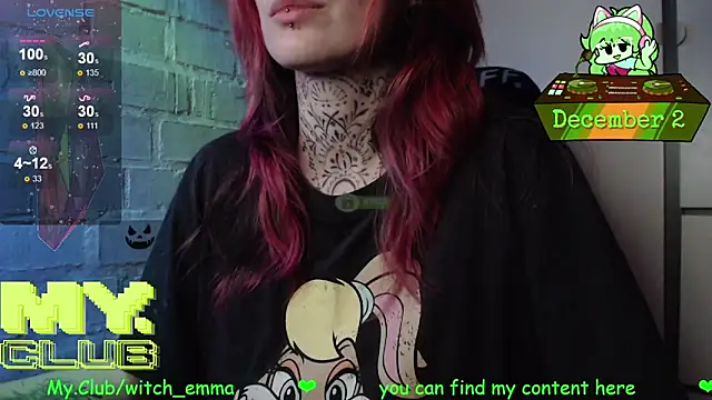 Snapshot of Witch_Emma chatting on December 2, 2025, 7:26 pm Witch Emma online show from December 2, 2025, 7:26 pm