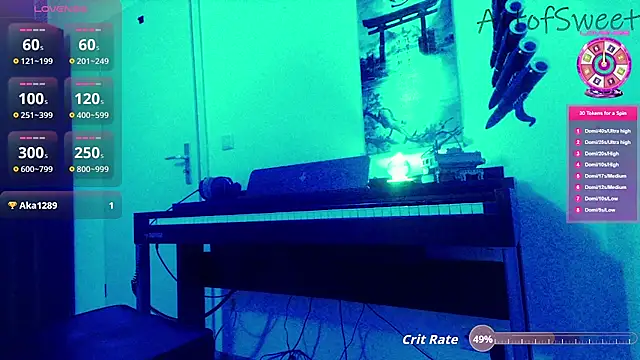 ArtofSweet online show from September 8, 2025, 7:02 pm