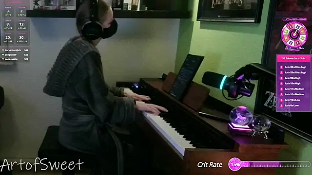 ArtofSweet online show from December 9, 2024, 12:12 am