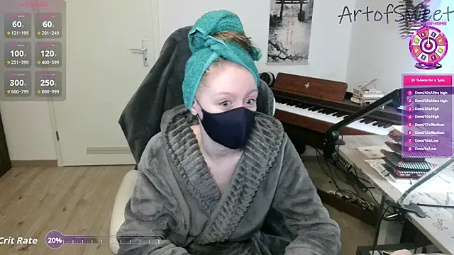 ArtofSweet online show from October 11, 2025, 7:04 pm