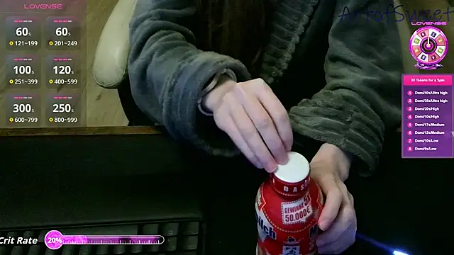 ArtofSweet online show from September 12, 2025, 7:57 pm