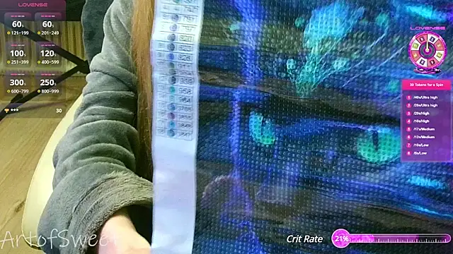 ArtofSweet online show from January 8, 2025, 8:29 pm