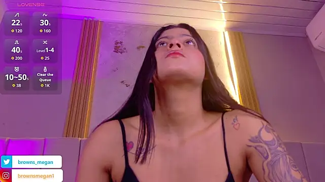 Snapshot of Megan_browns1 chatting on February 21, 2026, 1:13 pm Megan browns1 online show from February 21, 2026, 1:13 pm