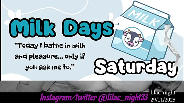 lilac night33 online show from November 29, 2025, 8:09 pm