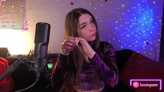 Snapshot of How2Meow chatting on February 12, 2025, 5:37 pm How2Meow online show from February 12, 2025, 5:37 pm