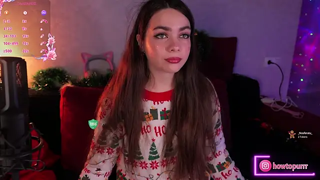 Snapshot of How2Meow chatting on December 30, 2024, 5:13 pm How2Meow online show from December 30, 2024, 5:13 pm