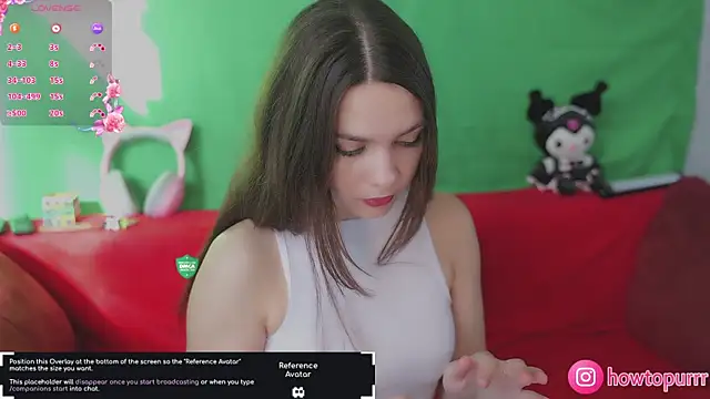 Snapshot of How2Meow chatting on September 17, 2025, 12:51 pm How2Meow online show from September 17, 2025, 12:51 pm