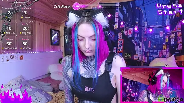 NekoCyber online show from October 12, 2025, 4:58 am