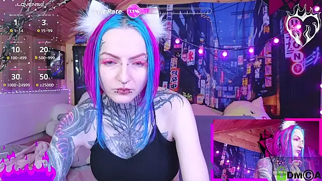 NekoCyber online show from November 19, 2025, 5:29 am