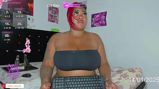 Snapshot of SWEETVICKY_XX chatting on January 14, 2025, 11:05 pm SWEETVICKY XX online show from January 14, 2025, 11:05 pm