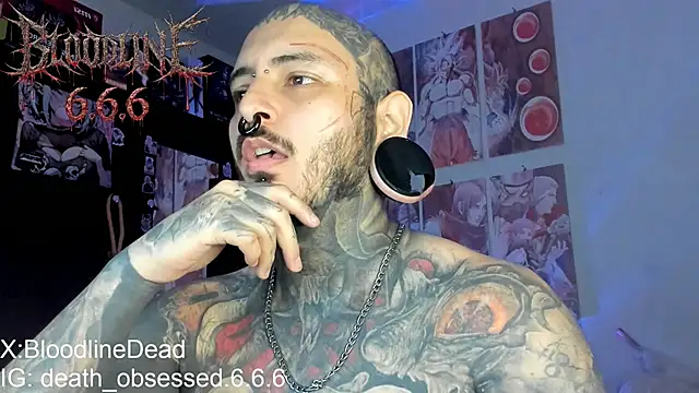 DEATHINK666XX online show from January 10, 2026, 2:45 pm