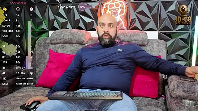 Snapshot of JD-69 chatting on October 4, 2025, 7:15 pm JD-69 online show from October 4, 2025, 7:15 pm