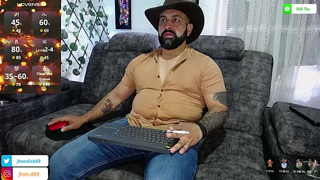 Snapshot of JD-69 chatting on January 11, 2025, 7:38 pm JD-69 online show from January 11, 2025, 7:38 pm