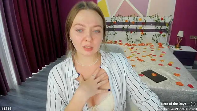 Snapshot of LizaGost chatting on October 9, 2025, 11:55 am LizaGost online show from October 9, 2025, 11:55 am